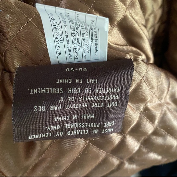 Mark New York Leather bomber jacket - Picture 7 of 9